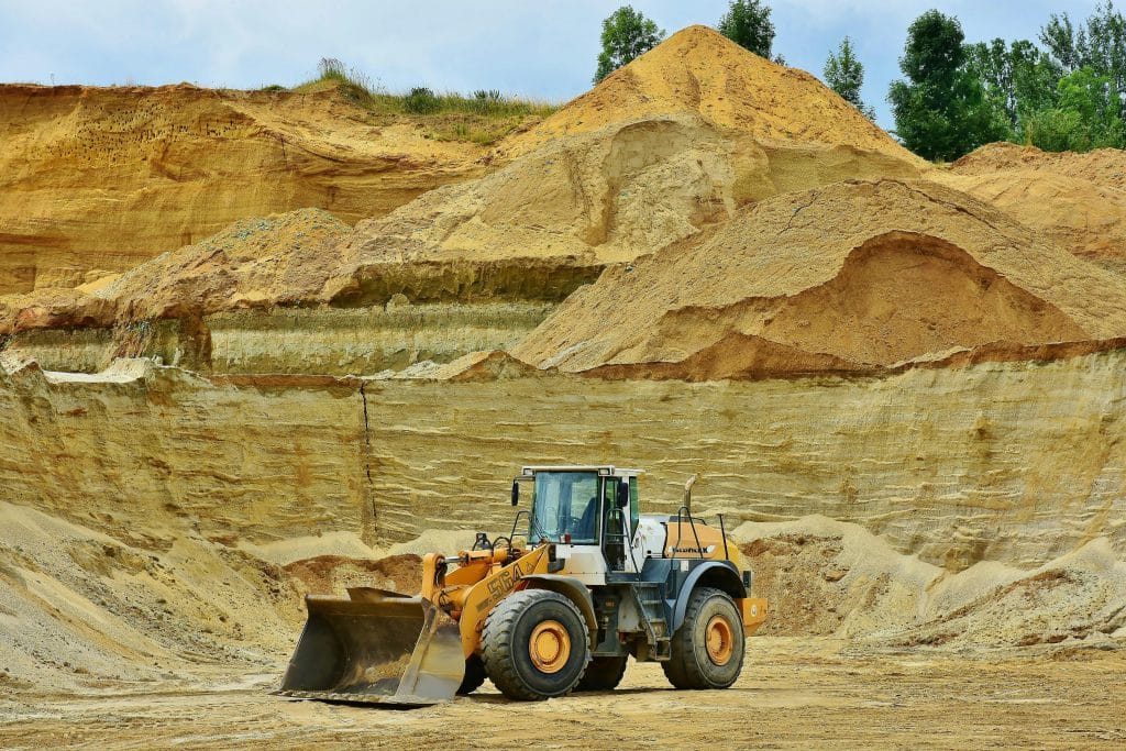 open pit mining